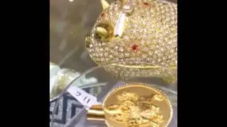 22k Durga Mata Om Pendant