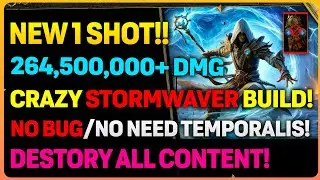 1 SHOT = 264,500,000+ DMG!!!  NEW Combo Stormwaver Shock Build Is AMAZING!