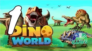 DINO WORLD - Jurassic dinosaur game Gameplay Walkthrough #1 (Android, IOS)