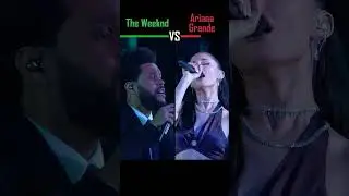 ARIANA GRANDE vs THE WEEKND - Save Your Tears - #shorts #versus #music