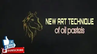 New art technique of oil pastels by lucky art work / amazing creativity / new art 2019