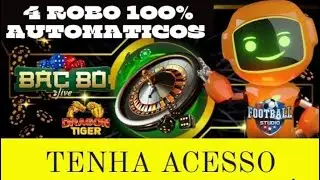 SAO 100 vagas gr&aacute;tis🆓 para voc&ecirc; testar o rob&ocirc; por 60 dias BAC BO football Studio ROLETA dragon tiger