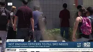 City of Phoenix, schools working to find other resource officer options as officer shortage lingers