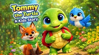 Tommy the Turtle 🐢 | A Heartwarming Kids Story About Bravery | 3D Animated Story for Children