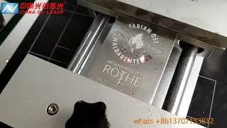 50W JPT 2.5D laser machine for steel engraving