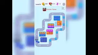 Color Cube Match Sort puzzle level 8 Guide Walkthrough Solution