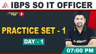 IBPS SO IT Officer 2019 | Computer Awareness | Practice - Set 1 (Day 1)