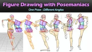 Figure Drawing with Posemaniacs (Basic Anatomy Landmark)