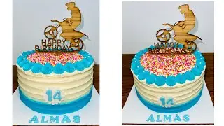 Sprinkles & pebbles explosion cake decorations