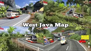 Map of West Java INDONESIA - PART 8 - Euro Truck Simulator 2 MODS v1.39 - Logitech G29 + Shifter