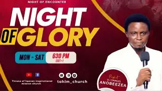 NIGHT OF ENCOUNTER AND GLORY II +2348126590060 17TH JEN 2026 || #inspriational #spirit #tbjoshualega