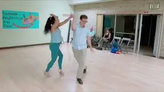 Exciting Salsa on 1 Intermediate Level 2 Cuddle to Rollout Combination Bridgette Maria 