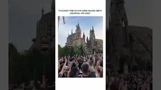 Heart touching tribute for dame maggi smith universal orlando