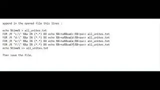 fast way to find files and folders in your PC using DOS.