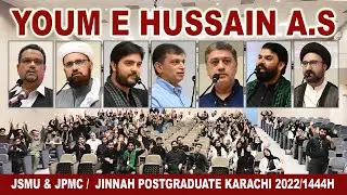 YOUM E HUSSAIN A.S I JINNAH UNIVERSIY KARACHI  2022/1444H