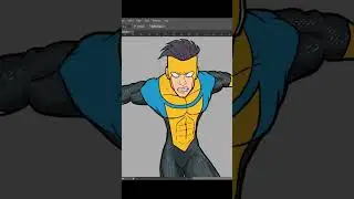 INVINCIBLE (MARK GRAYSON) DRAWING #SHORTS  #invincibleamazon #invincible2 #invincible