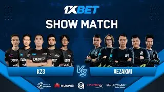 1XBET QAZAQSTAN RESPUBLIKASYNYŊ JAZĞY KUBOGI | Шоуматч в CS:GO: AEZAKMI vs K23 | Sound & XRYST_T