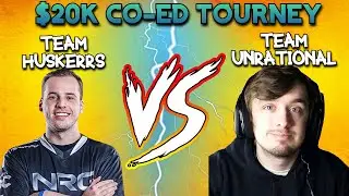 *NEW* WARZONE HUSKERRS VS UNRATIONAL [$20k Co-ed Tournaments] HUSKERRS Bullfrog + Krig-6 Gameplays!