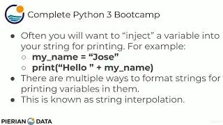String Formatting For Printing