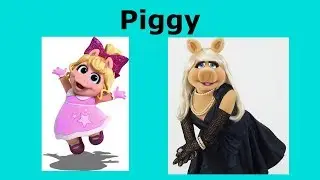 MUPPET BABIES Characters Grown Up and  Real Life 2018 2019 2020 | Kermit Piggy Fozzie Gonzo Animal