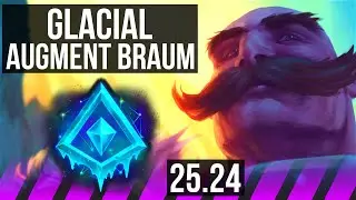 BRAUM & Lucian vs TARIC & Jinx (SUP) | Glacial Augment | EUW Master | 25.24