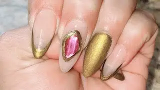 Nail Design, Let’s Start With Gold Design 💎💎