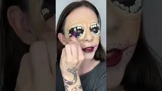 Снятие макияжа с помощью спецэффектов😱🦷#sfxmua #макияжнахеллоуин #страшный #креативныймакияж