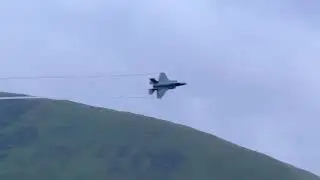 Mach Loop low level - F35s, Red Arrows, A400 and more