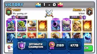 Top 700 in the World !! Hard Matchups and New Best Card in Meta !! Clash Royale English 