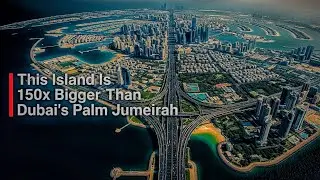 This island is 150x Bigger than Dubai's Palm Jumeirah #flevopolder_netherlands biggest island