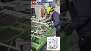 IBC Pallet Welding Machine #welding #spotwelding #machine #weldingprocess #factory #weldingtechnique