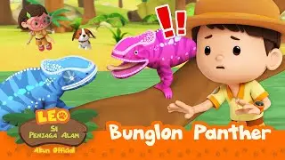 LUAR BIASA! REPTIL yang Berubah Warna! | Bunglon Panther | Leo Si Penjaga Alam | #minisode