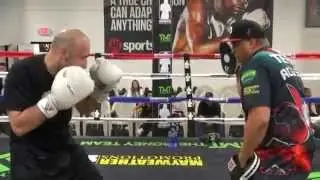 Amer Abdallah padwork with Juan De Leon