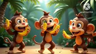 Monkey fight for banana |Nursary rheym and kids songs| #childrensongs #cartoon @CoComelon 