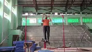 Eccentric loading pullup drops for force absorption