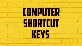 Computer Shortcut keys 