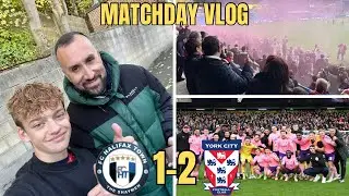 HALIFAX 1-2 YORK CITY MATCHDAY VLOG | LATE MINUTE WINNER,FLARES AND MORE💥@AroundTheGrounds1