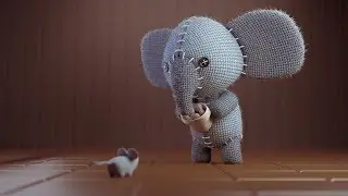 CGC Classic: Creating a Stuffed Elephant pt. 2 - Textures / Render Composition (Blender 2.6)