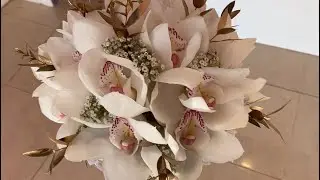 #bridal #bridalbouquet cymbidium flowers(short video)