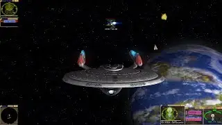 Krakow Class vs Hirogen Hunter | KM | Star Trek Bridge Commander