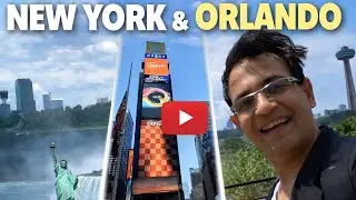 New York & Orlando Trip | Times Square, Statue of Liberty & More | USA Travel Vlog!