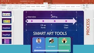 Smart Art In PowerPoint Tagalog Tutorial | How to create process in PowerPoint