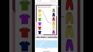 Match the similar color #kidslearningvideos #learning #learningshorts