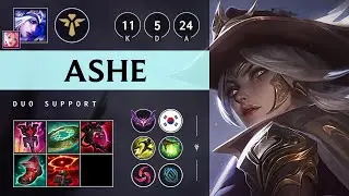 Ashe Support vs Alistar - KR Master Patch 25.20