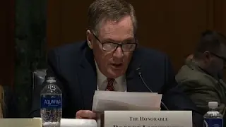 Trump Trade Nominee Touts 'America First' Policy