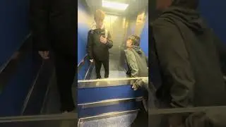 NEVER JUMP IN AN ELEVATOR 😭😞 #funny #concussion #elevator #fails #lift #fyp #clips #jumping