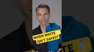 When white is NOT the safest lab coat color: 3 exceptions #labcoat #chemistry #engineering #biology