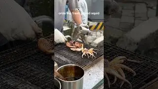 Would you eat this? #food #mukbang #shorts #streetfood #foodvlog #squid #grilled #grilledsquid