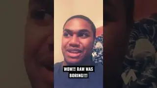 Raw Go home show for Night of champions was Boring!!! #wwe #raw #prowrestling #wrestling #wweraw