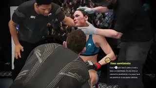UFC 4 Xbox One S, тест ноябрь 2025, режим «Карьера».